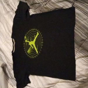 Mens black air Jordan tee